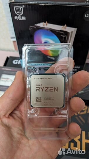 Ryzen 5 5600 + B550m + 16/32GB + 500GB + кулер