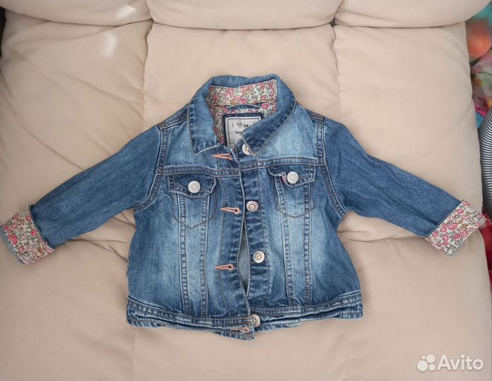 Куртка джинсовая, кофта, кардиган 80-86