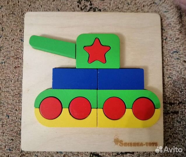 Деревянные игрушки пакетом