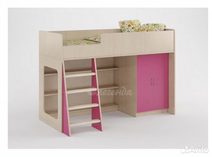 Кровать чердак для девочки