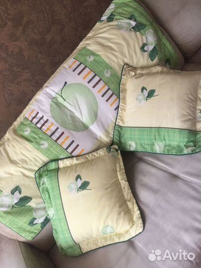 Набор 3 наволочки 2 подушки думки