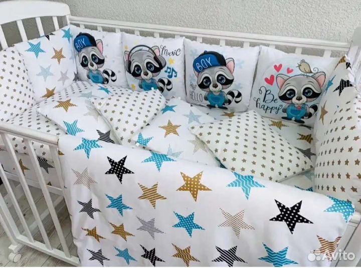 Бортики подушки Комплекты в наличии и под заказ