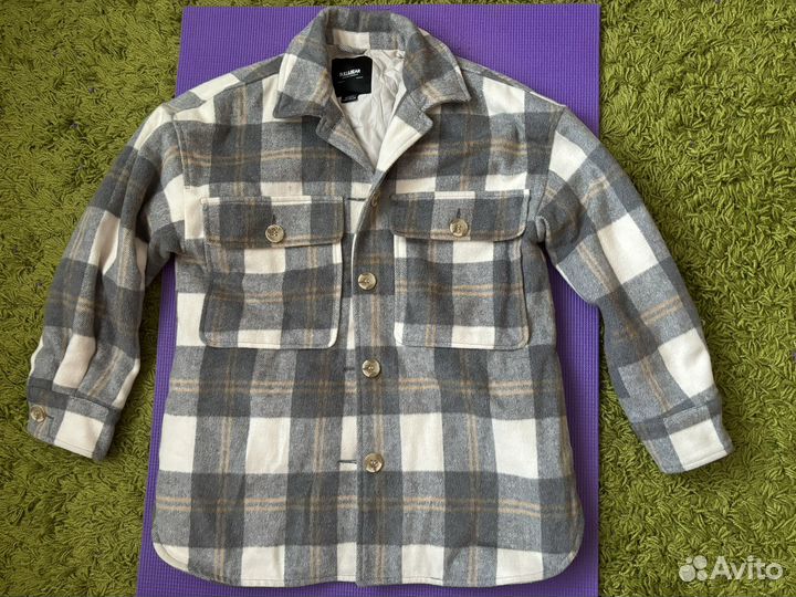 Куртка-рубашка женская pull&bear р-р XS-M