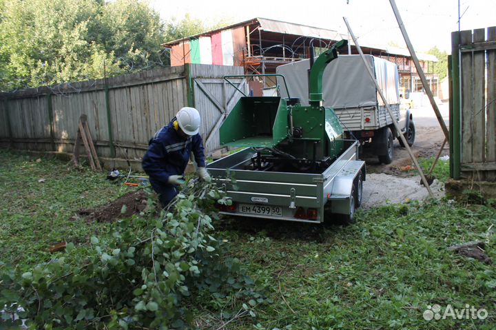 Измельчитель веток (дробление)