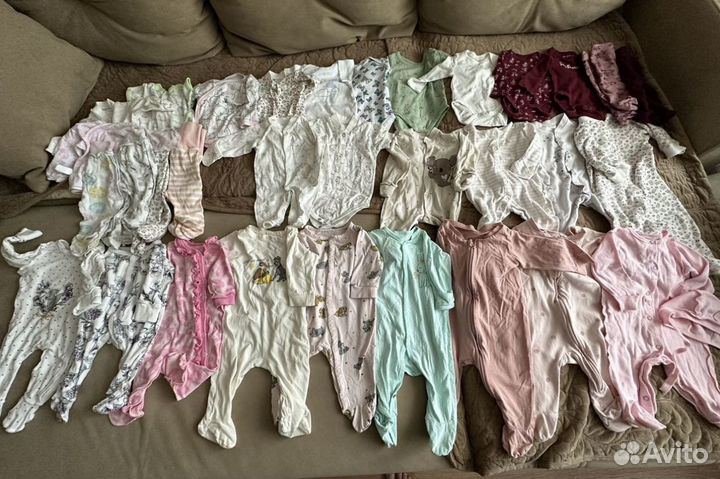Вещи пакетом для новорожденной девочки