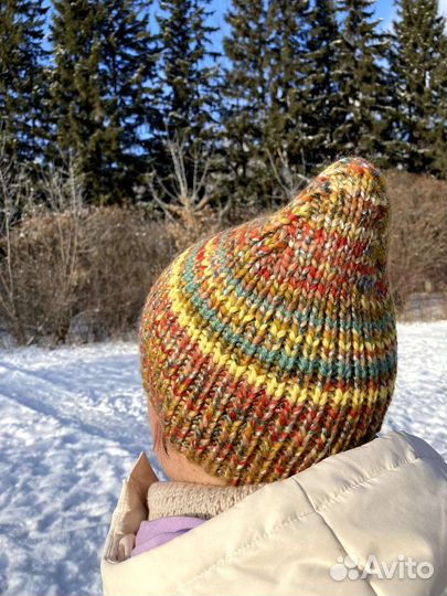 Шапка луковка ручной работы