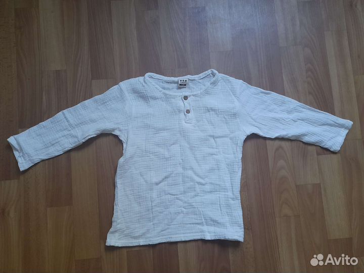 Туника пляжная хлопок и муслин