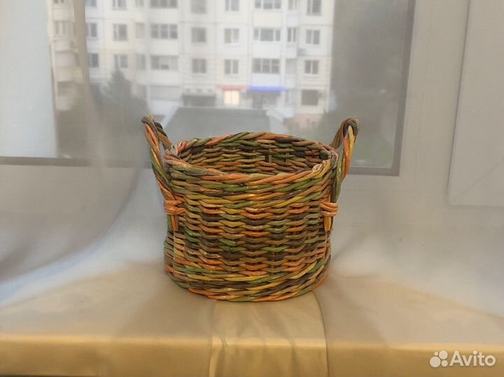 Корзина плетеная для хранения