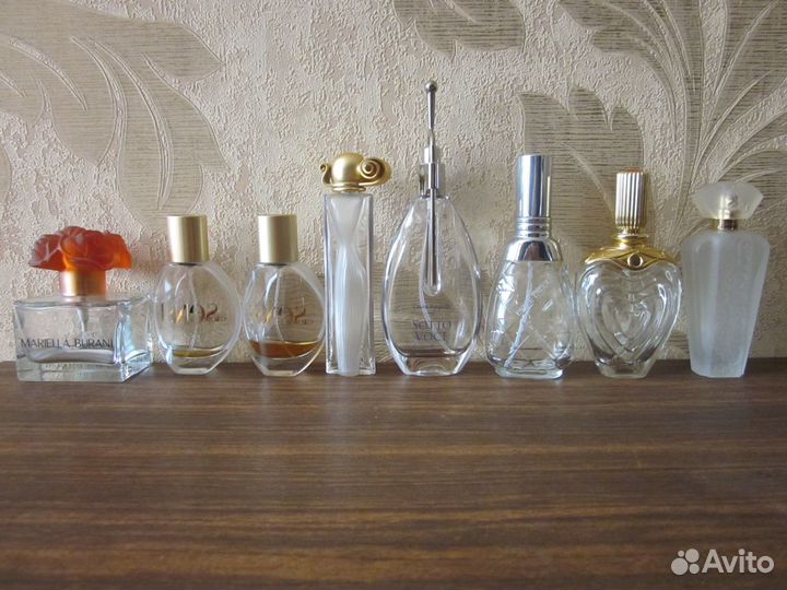 Пустые флаконы для коллекционирования