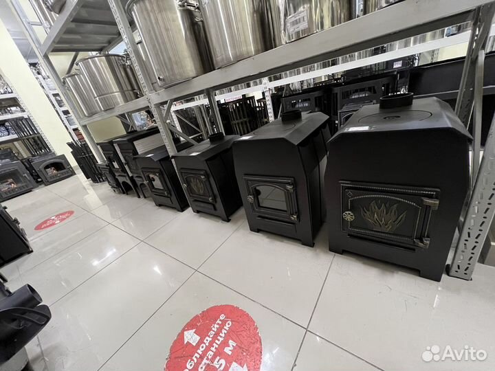 Печь дровяная отопительная