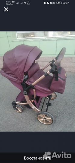 Коляска Aimile Original New Gold 2 в 1