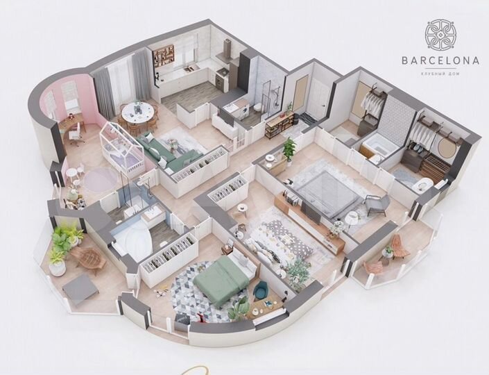 4-к. квартира, 159,4 м², 23/23 эт.