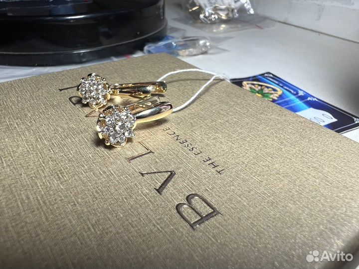 Серьги с бриллиантами