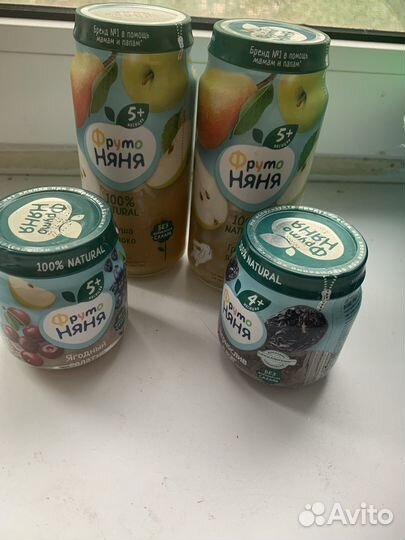 Детское фруктовое пюре