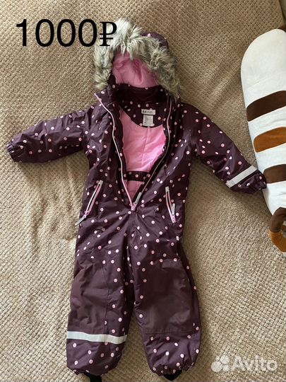 Зимний комбинезон для девочки 110