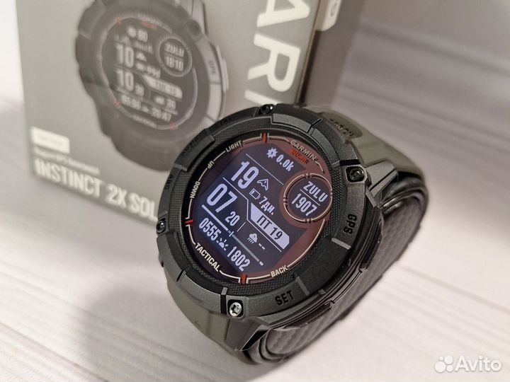 Часы Garmin Instinct 2X Solar Tactical Black