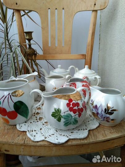 Заварочный чайник, сливочник