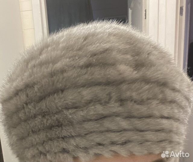 Берет женский норковый мягкий