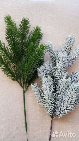 Еловые ветки искусственные