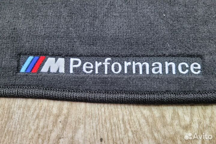 Коврики в салон BMW 7 серии G11 (2015-н.в) вышивка