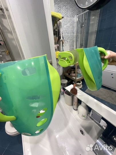 Органайзер для игрушек в ванную happy baby