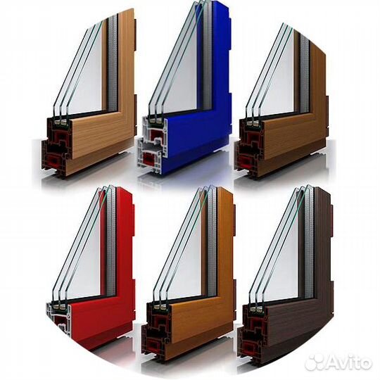 Ламинированные окна пвх