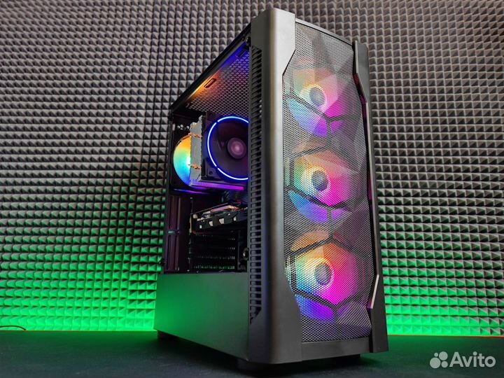 Новый пк Ryzen 5 5500 16gb 500gb ssd RTX 4060