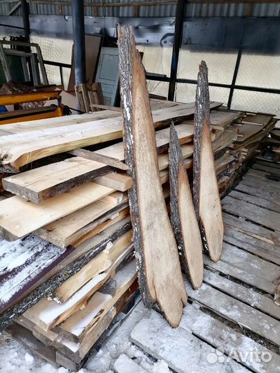 Доска необрезная липа