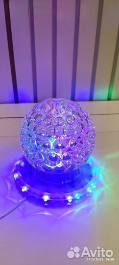 Диско шар светильник