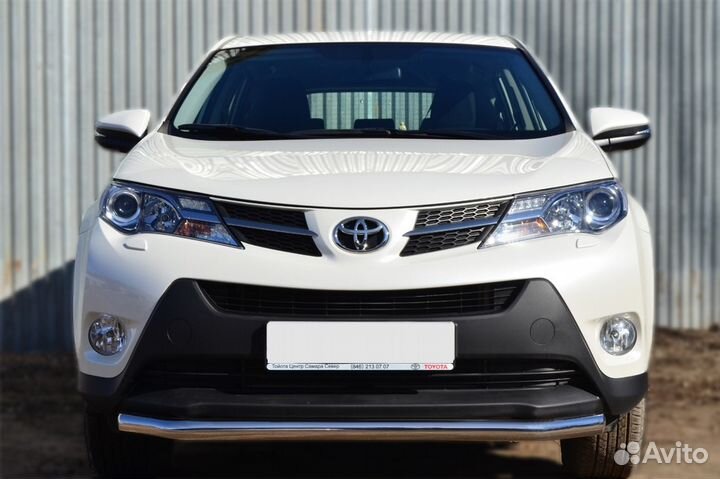 Защита бампера нержавейка Toyota Rav4 2013-2015