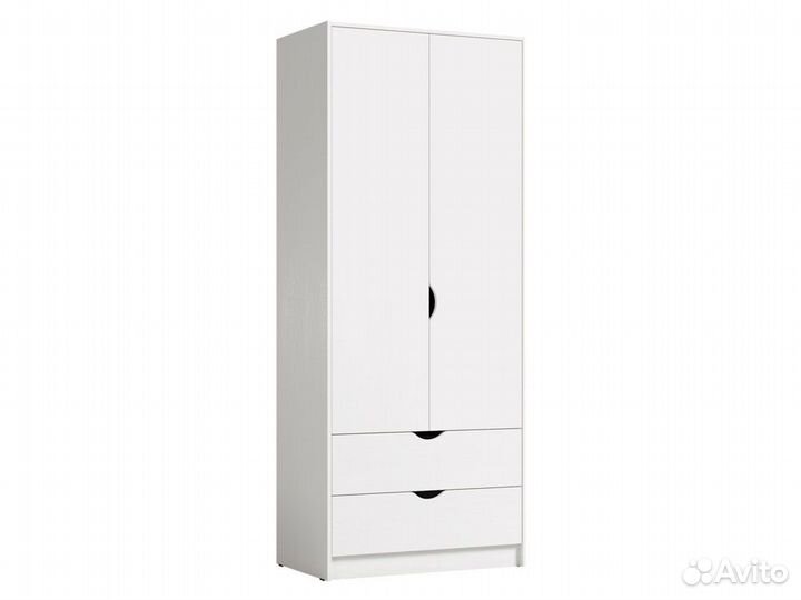 Шкаф детский белый Уна, с ящиками