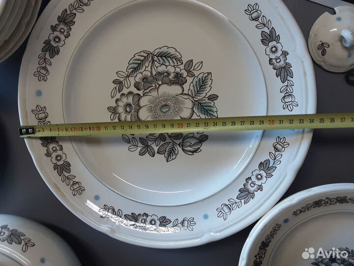 Столовый сервиз Конаково Зик СССР