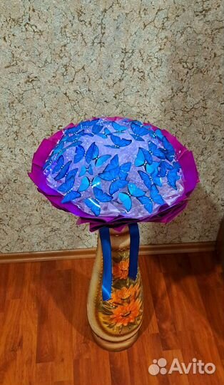 Оригиналые подарки,букеты из бабочек