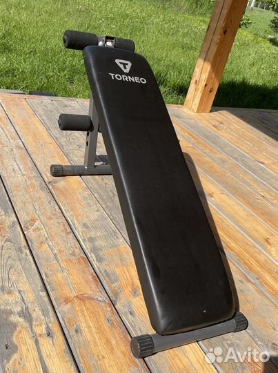 Скамья для пресса тренажер torneo