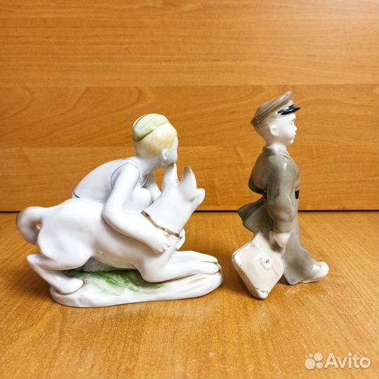 Мальчик с собакой Юный пограничник Школьник лфз