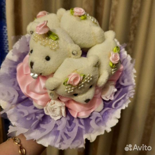 Букеты из мягких игрушек