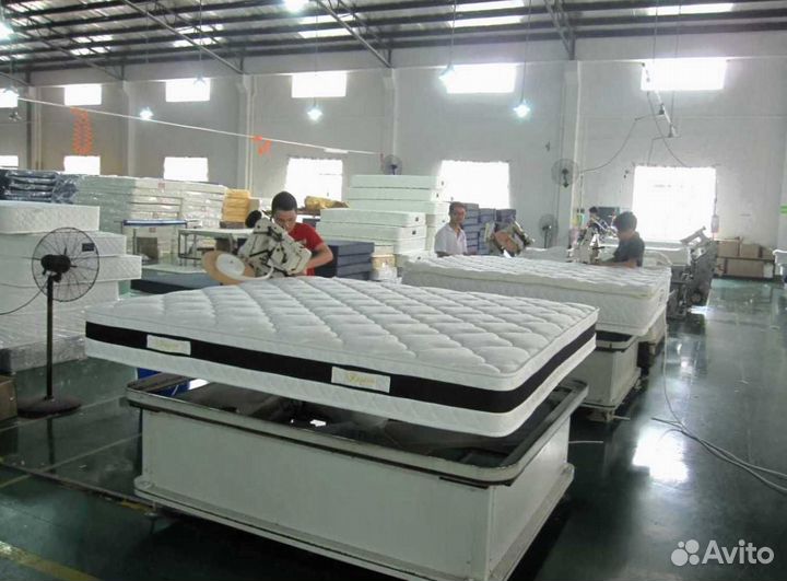 Матрас односпальный жесткий зональный с гарантией