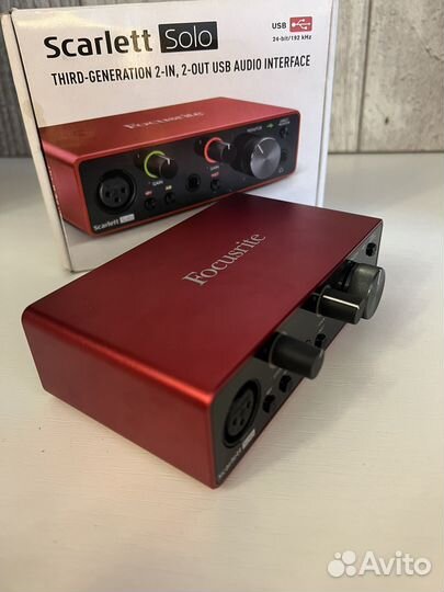 Focusrite solo соло 3 ген