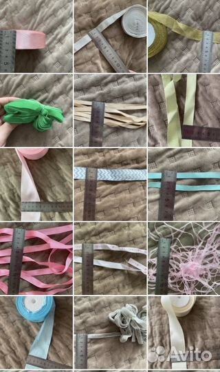 Ленты для рукоделия скрапбукинг пакет