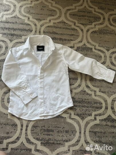 Рубашка белая Gulliver для мальчика