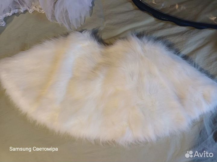 Свадебная меховая накидка