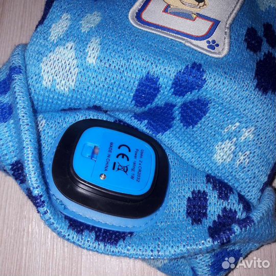 Шапка Щенячий патруль с фонарём StuffLand