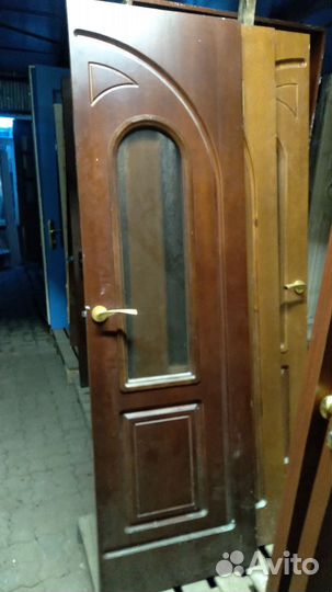 Дверь двухстворчатая межкомнатная бу
