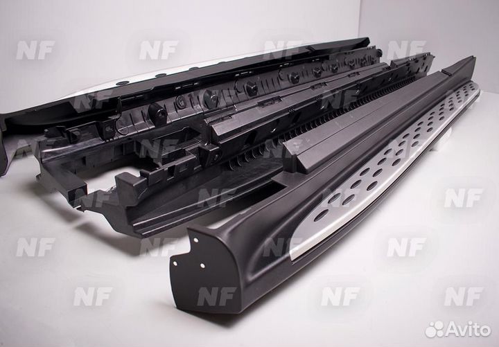 Пороги Mercedes ML 166