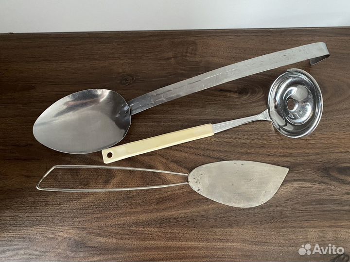 Кухонная утварь, ручки для кастрюль, ложка