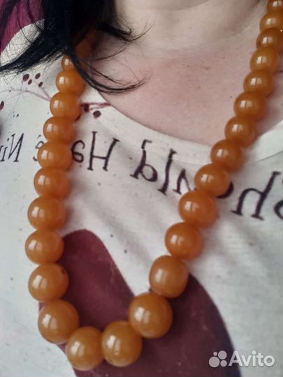 Янтарные бусы СССР