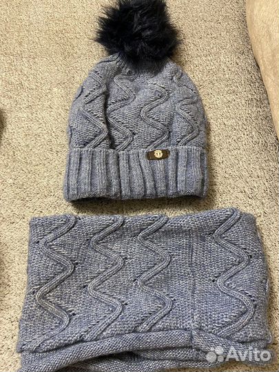 Шапка женская шарф