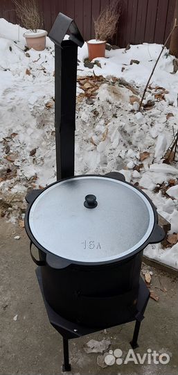 Печь 360 мм + 16 л казан