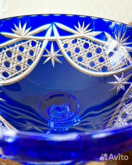 Ваза хрустальная