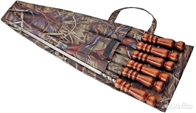 Набор шампур в чехле шар 50 см